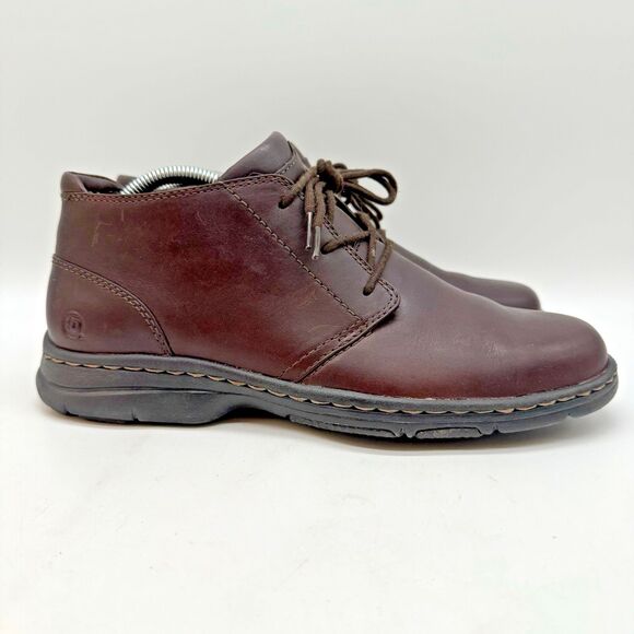 Dunham by New Balance Johnson Shoes Men\'s 8.5D Brown Leather Lace Up Chukka Boot main image 4
